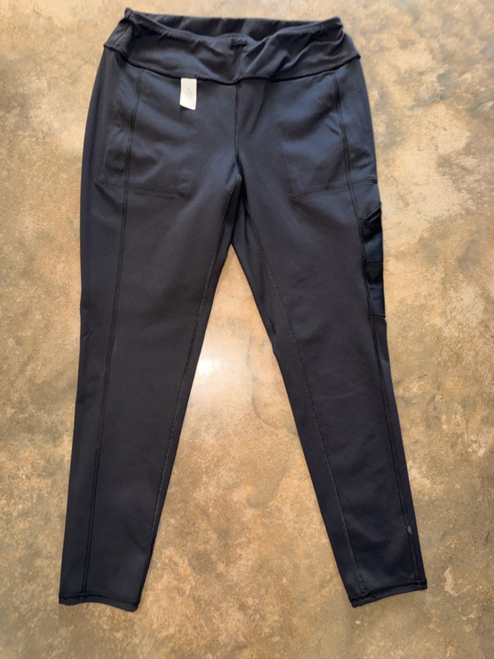 Ridgecut - Black High-Waist Active Leggings with Side Pocket - Size M - Picture 10 of 13